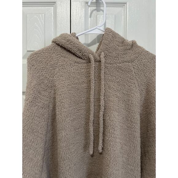 Sunday Citizen Snug Soft Cozy Taupe Teddie Blanket Hoodie One Size - Picture 4 of 7